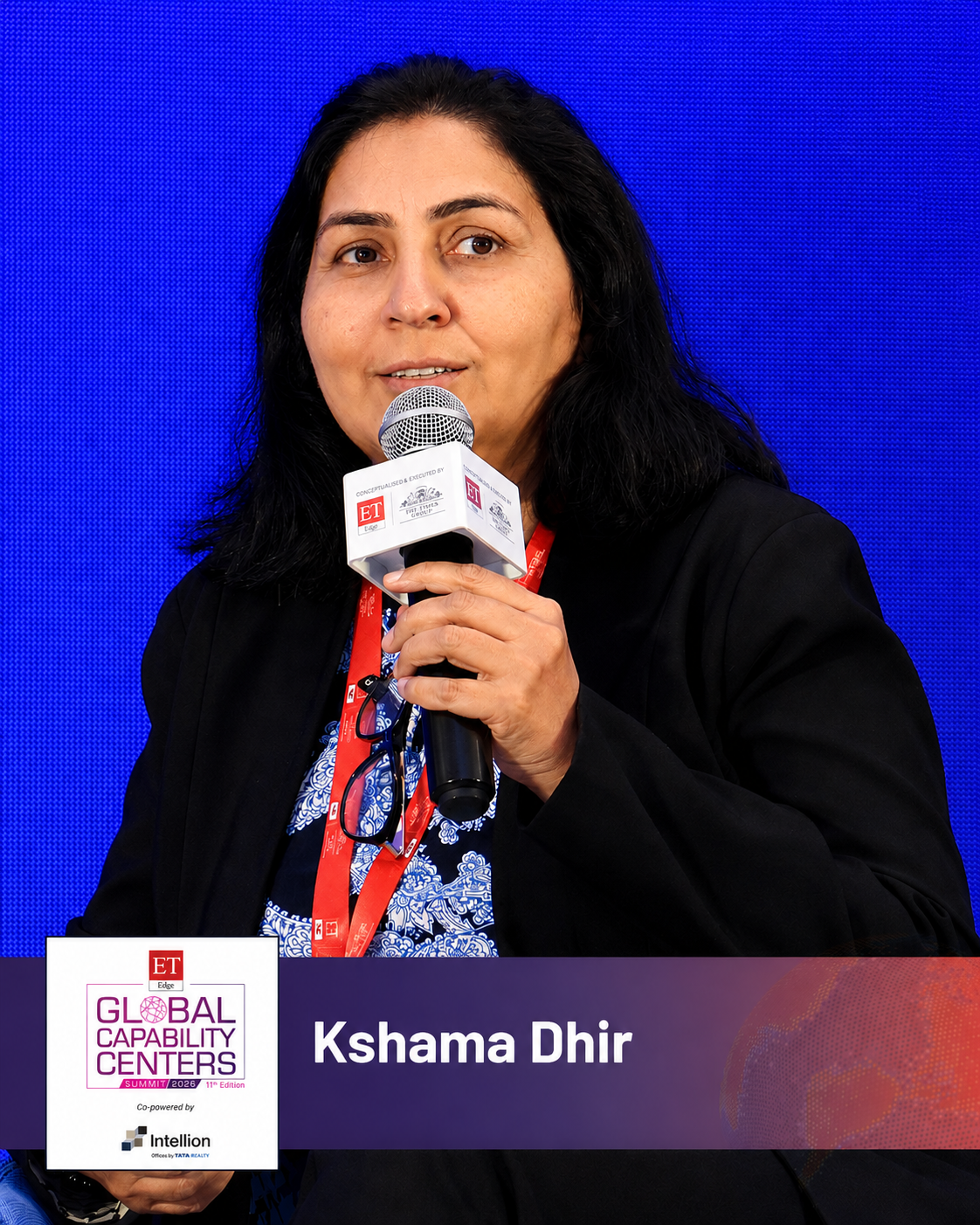Kshama Dhir in a boardroom leadership setting